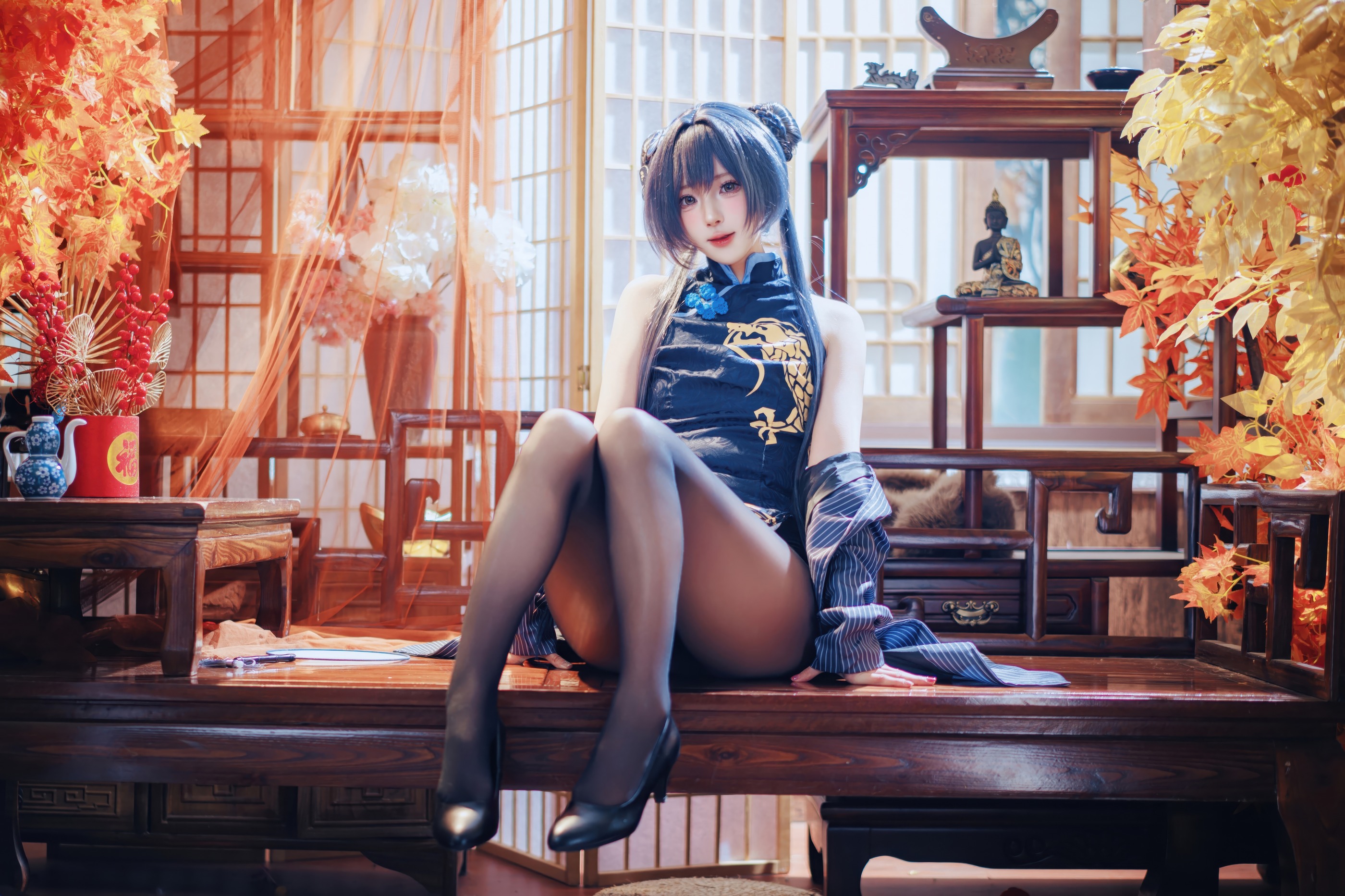 图片[1]-西园寺南歌 –  NO.041 蔚蓝档案 妃咲[50P]-XikXak